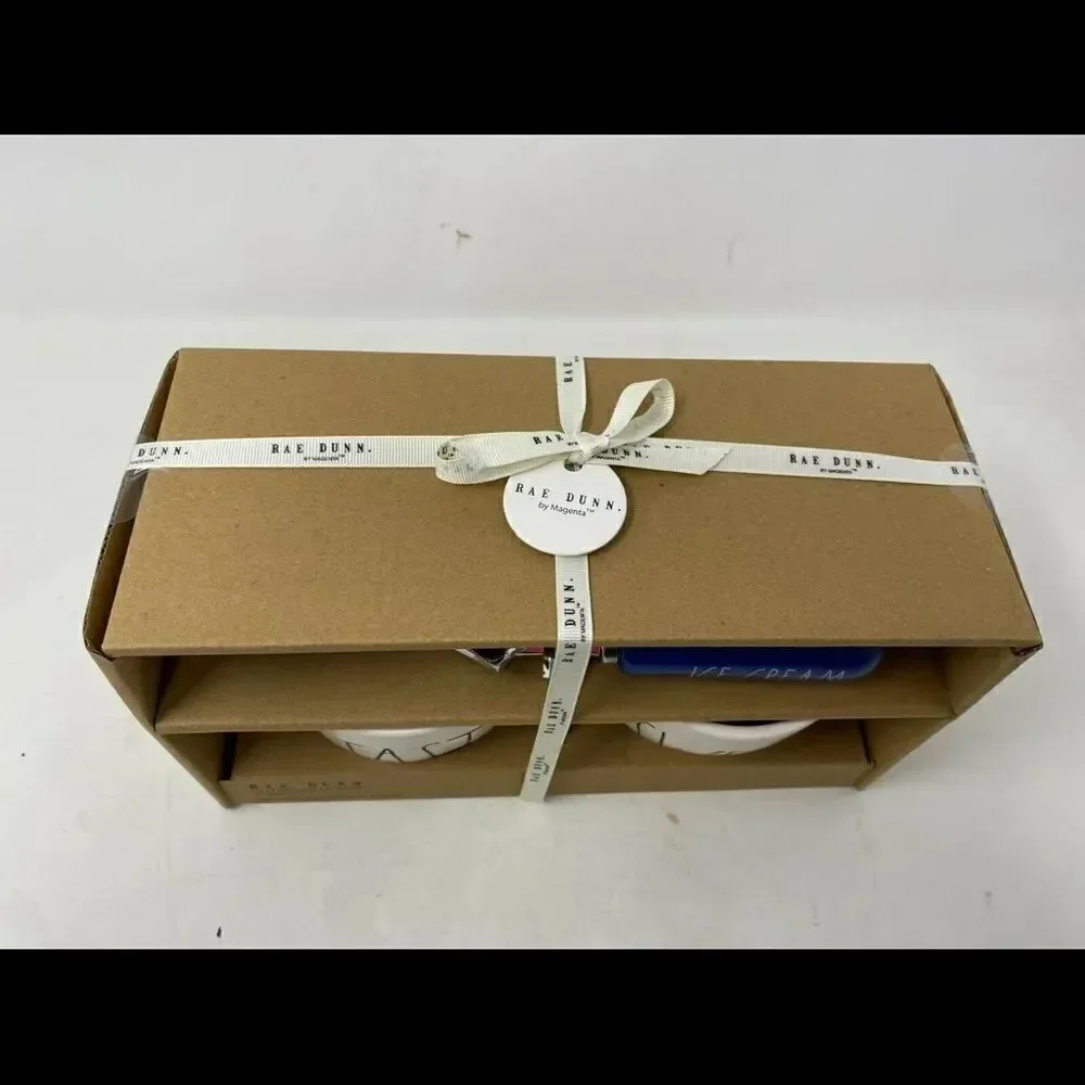 NWT RAE DUNN-Ice Cream Set I scream You Scream New
